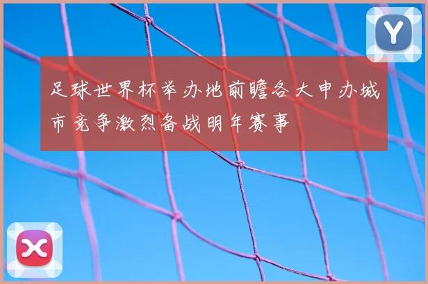 足球世界杯举办地前瞻各大申办城市竞争激烈备战明年赛事