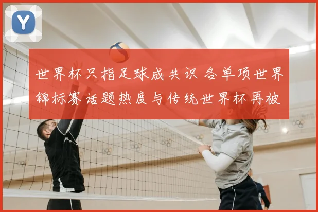 世界杯只指足球成共识 各单项世界锦标赛话题热度与传统世界杯再被区分